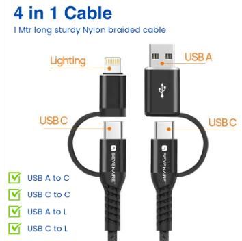 4-in-1 Lightning To Type C