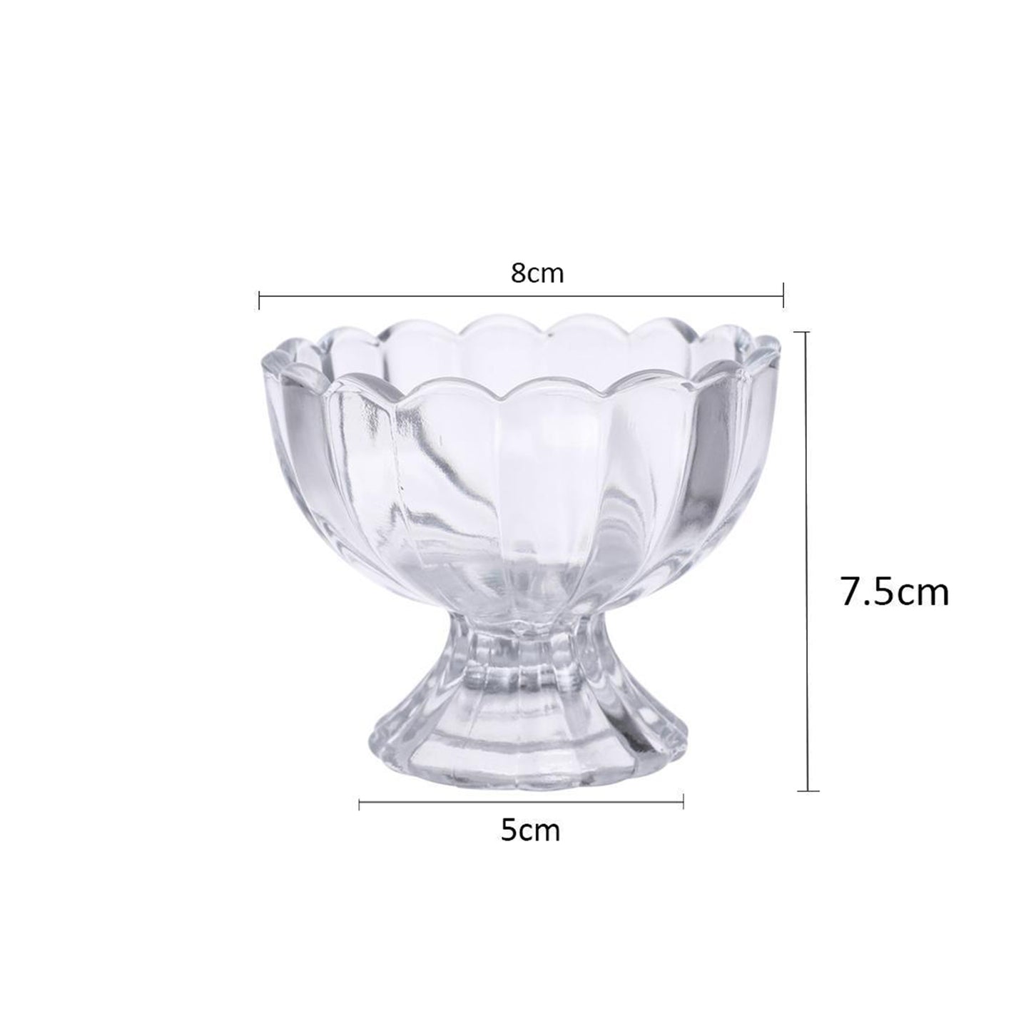 0091c Serving Dessert Bowl Ice Cream Salad Fruit Bowl - 6pcs Serving Dessert Bowl Ice Cream Salad Fruit Bowl - 6pcs